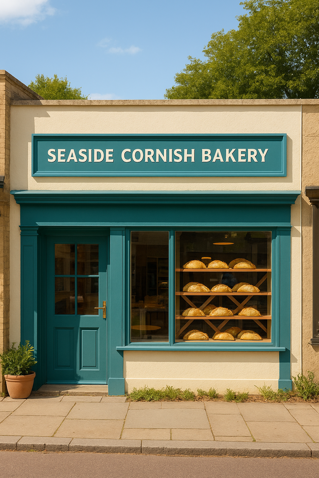 Seaside Cornish Bakery storefront
